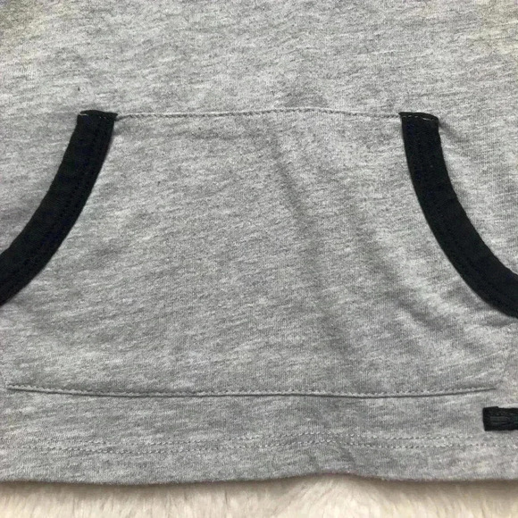 Hudson Hooded T-Shirt Grey & Black Size 3T - Picture 3 of 16